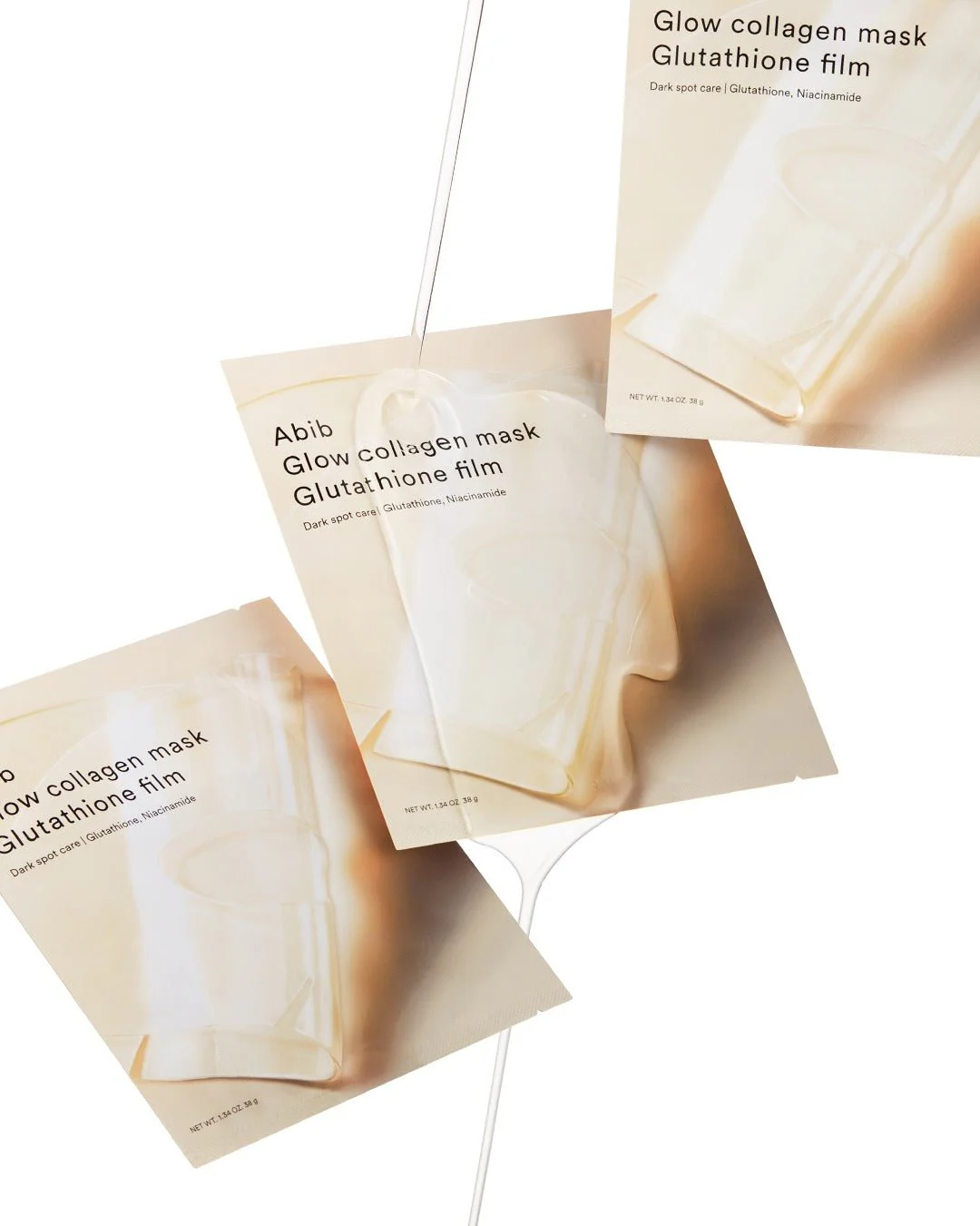 Abib Glow Collagen Mask Glutathione Film 4pcs - Image 3