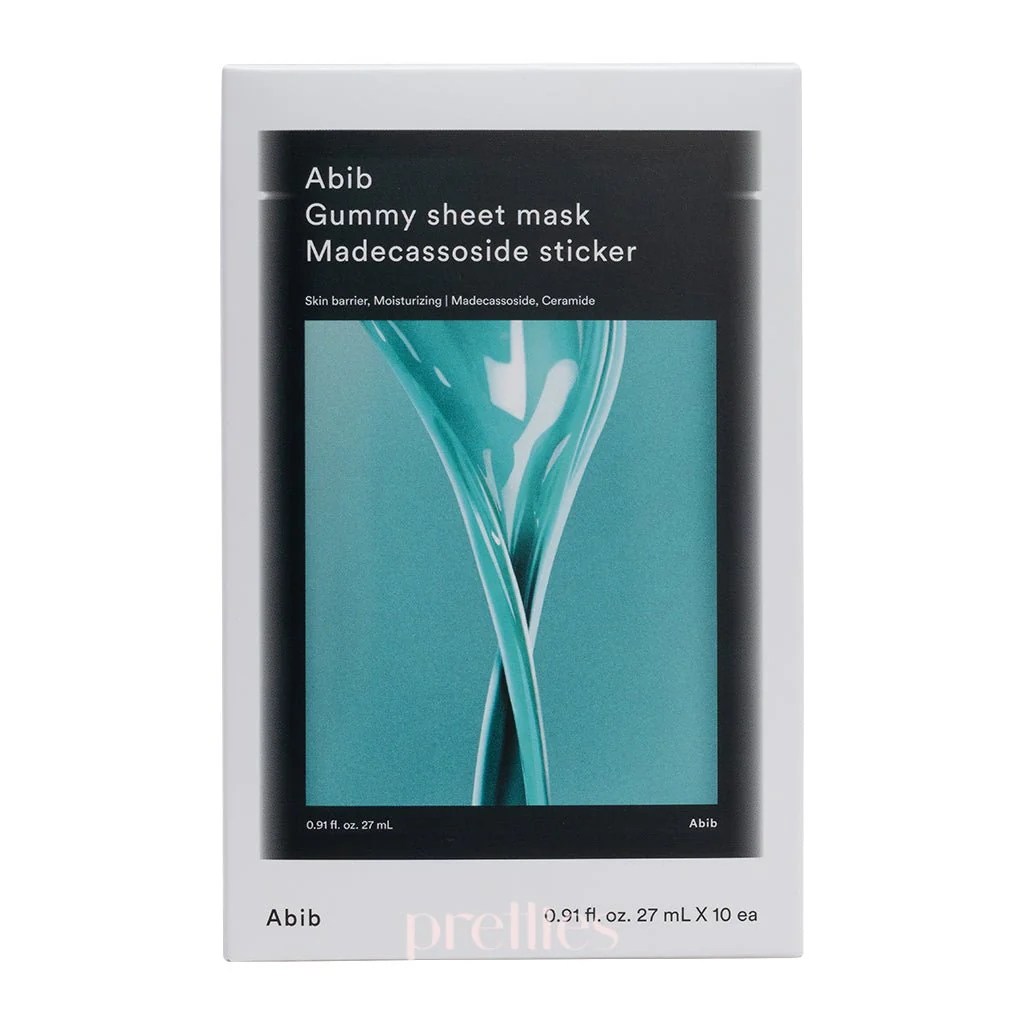 Abib Gummy Sheet Mask - Madecassoside Sticker (10 Sheet/Box) - Image 3