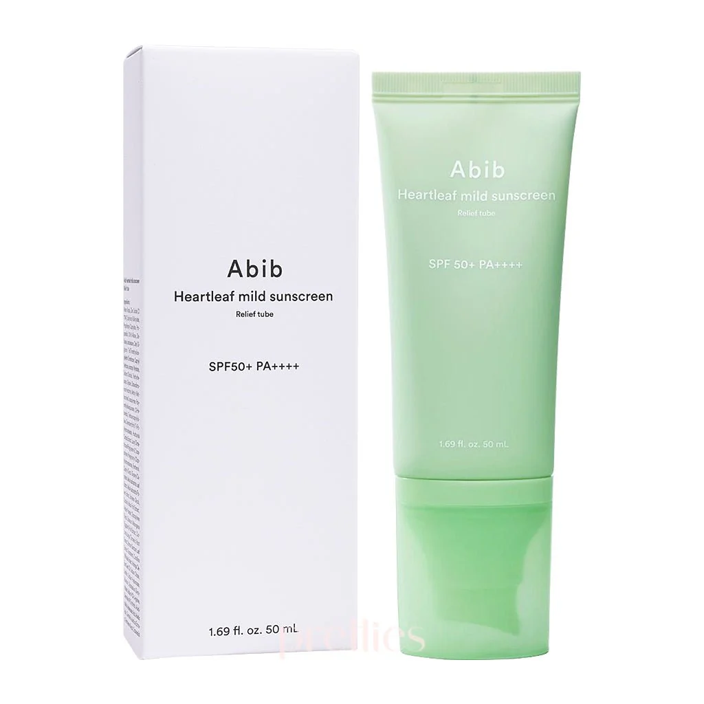 Abib Heartleaf Mild Sunscreen Relief Tube 50ml