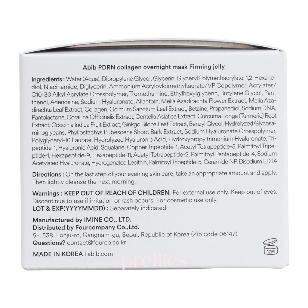 Abib PDRN Collagen Overnight Mask Firming Jelly 80ml - Image 3