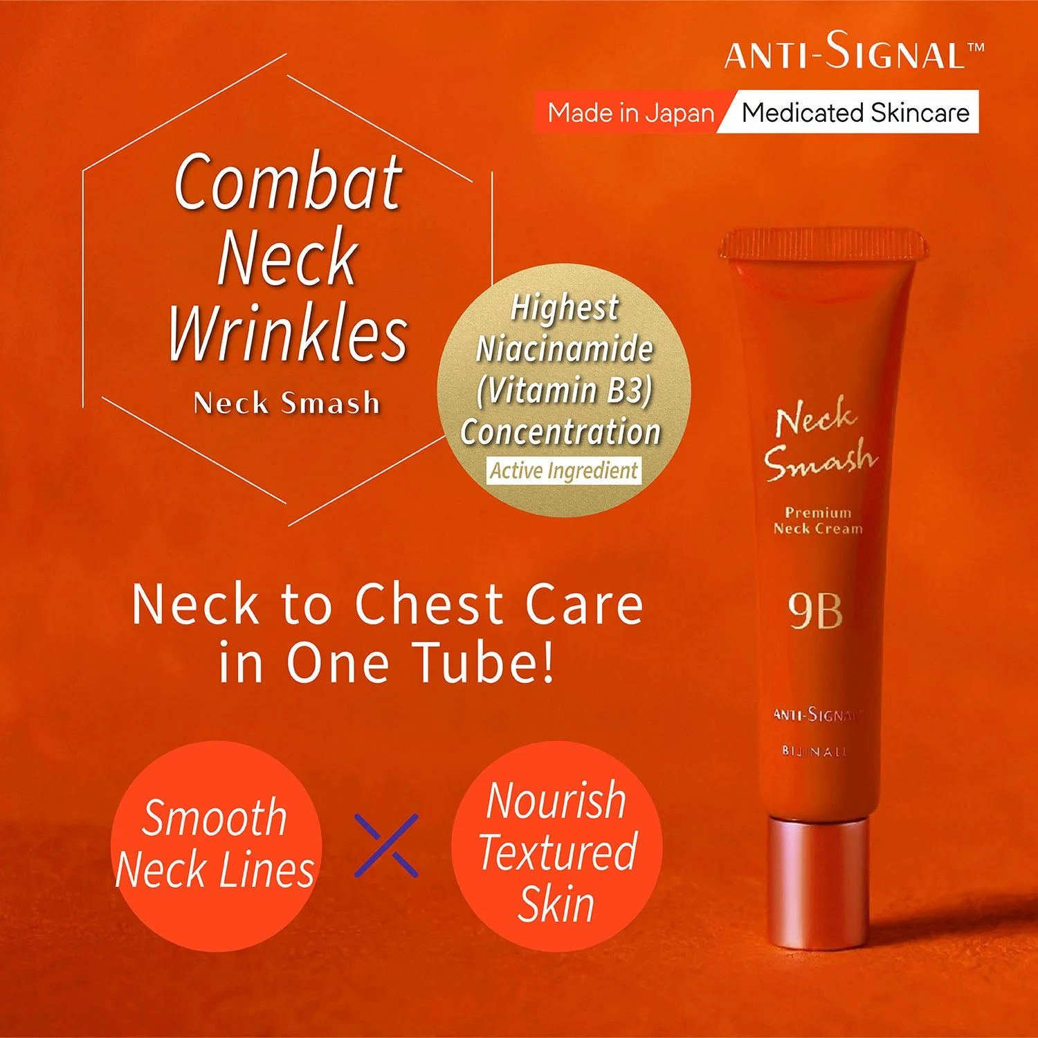 ANTI SIGNAL Neck Smash Premium Neck Cream 20g (Orange) - Image 2
