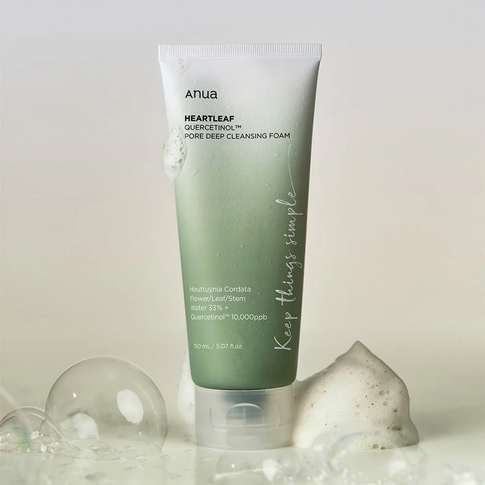 ANUA Heartleaf Quercetinol Pore Deep Cleansing Foam 150ml - Image 2