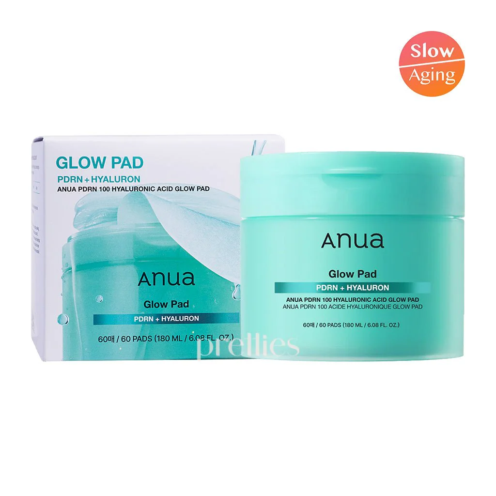 ANUA PDRN 100 Hyaluronic Acid Glow Pad 60pcs