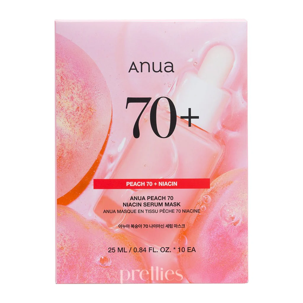 ANUA Peach 70+ Niacinamide Serum Mask 10pcs - Image 4