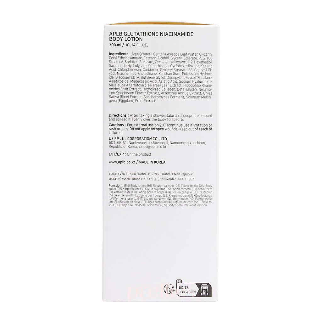 APLB Glutathione Niacinamide Body Lotion 300ml - Image 5