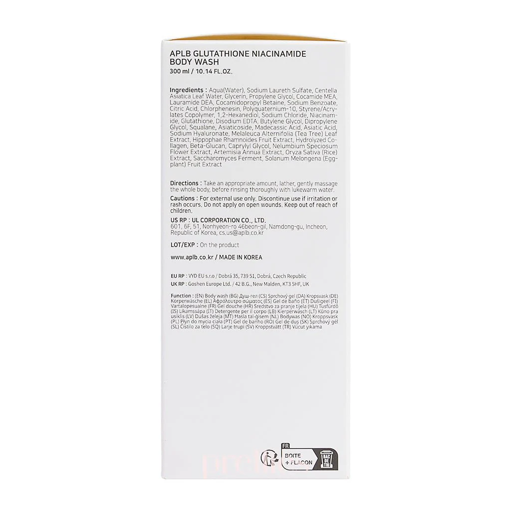 APLB Glutathione Niacinamide Body Wash 300ml - Image 5
