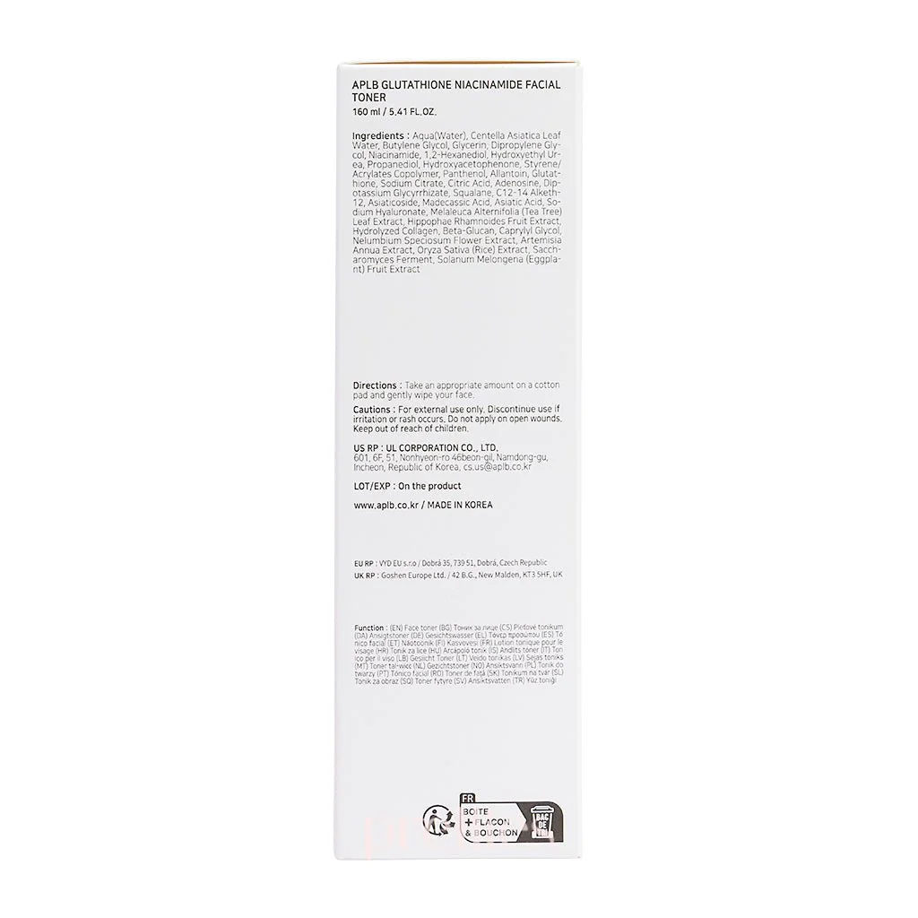 APLB Glutathione Niacinamide Facial Toner 160ml - Image 5
