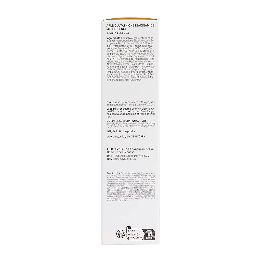 APLB Glutathione Niacinamide Mist Essence 105ml - Image 3