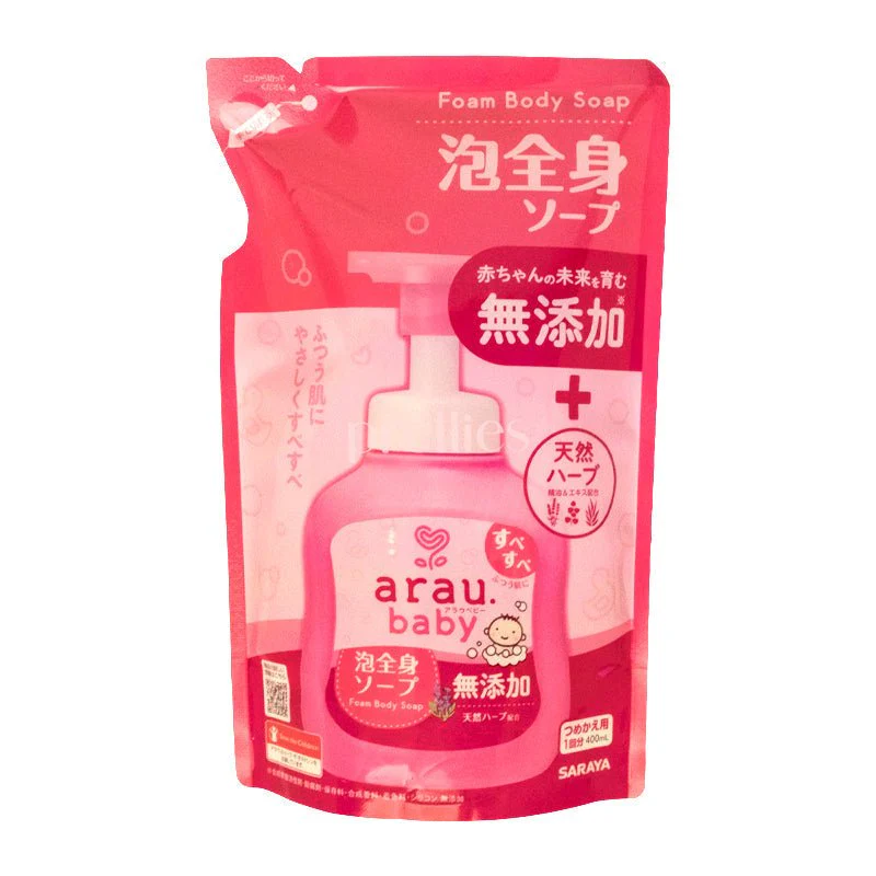 ARAU Saraya Arau Baby Foam Body Soap (Refill) 400ml (258763/259104)