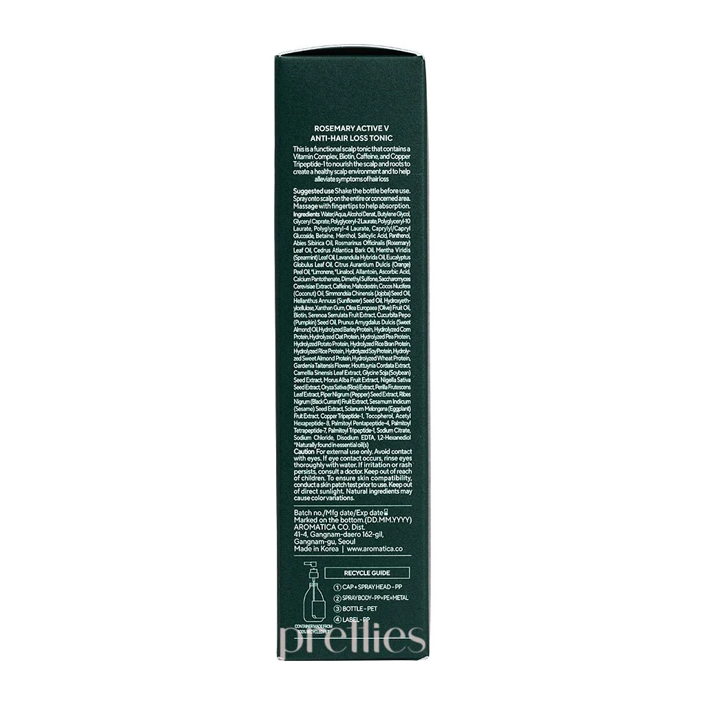 AROMATICA Rosemary Active V Anti-Hair Loss Tonic 100ml - Image 5