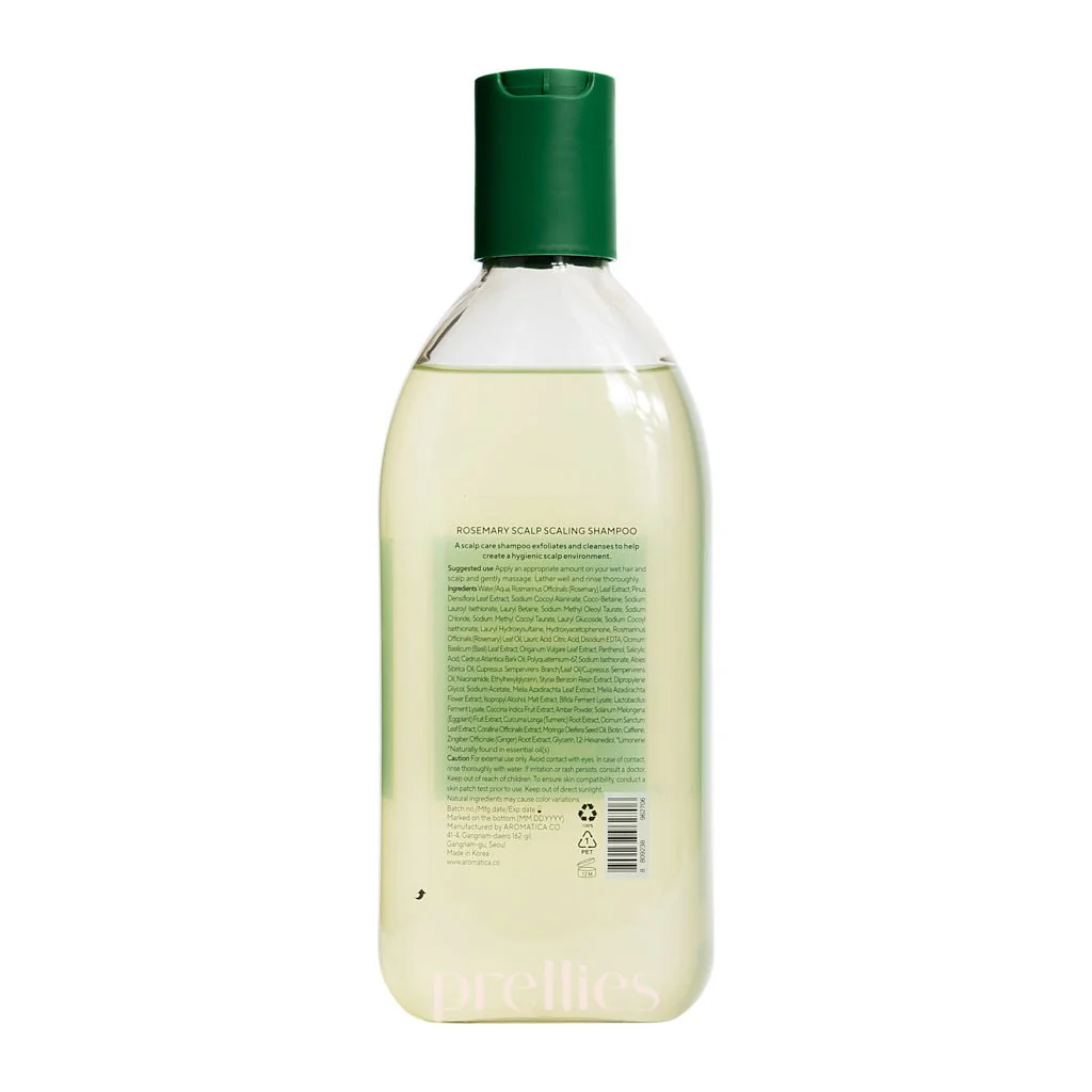 AROMATICA Rosemary Scalp Scaling Shampoo 400ml - Image 5