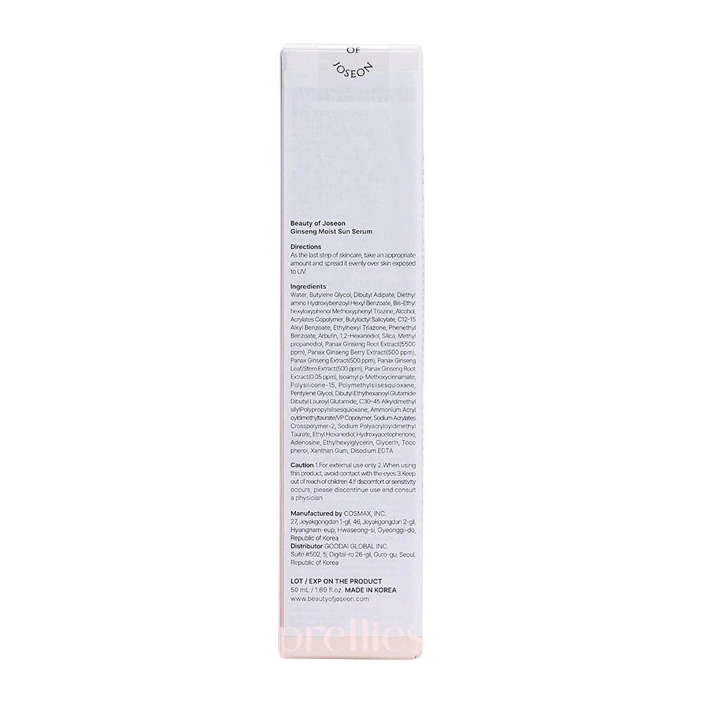 Beauty of Joseon Ginseng Moist Sun Serum SPF 50+PA++++ 50ml - Image 8