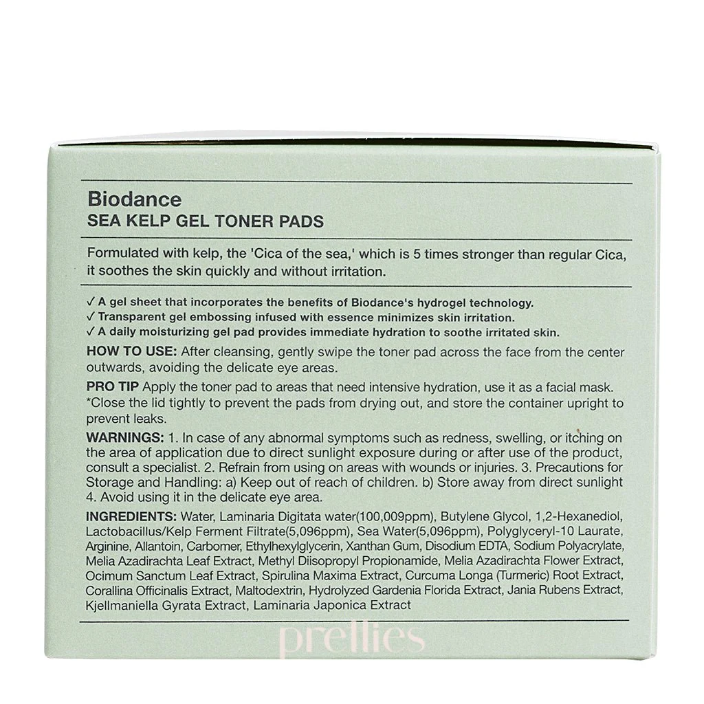 Biodance Sea Kelp Gel Toner Pads 60 Pads - Image 5