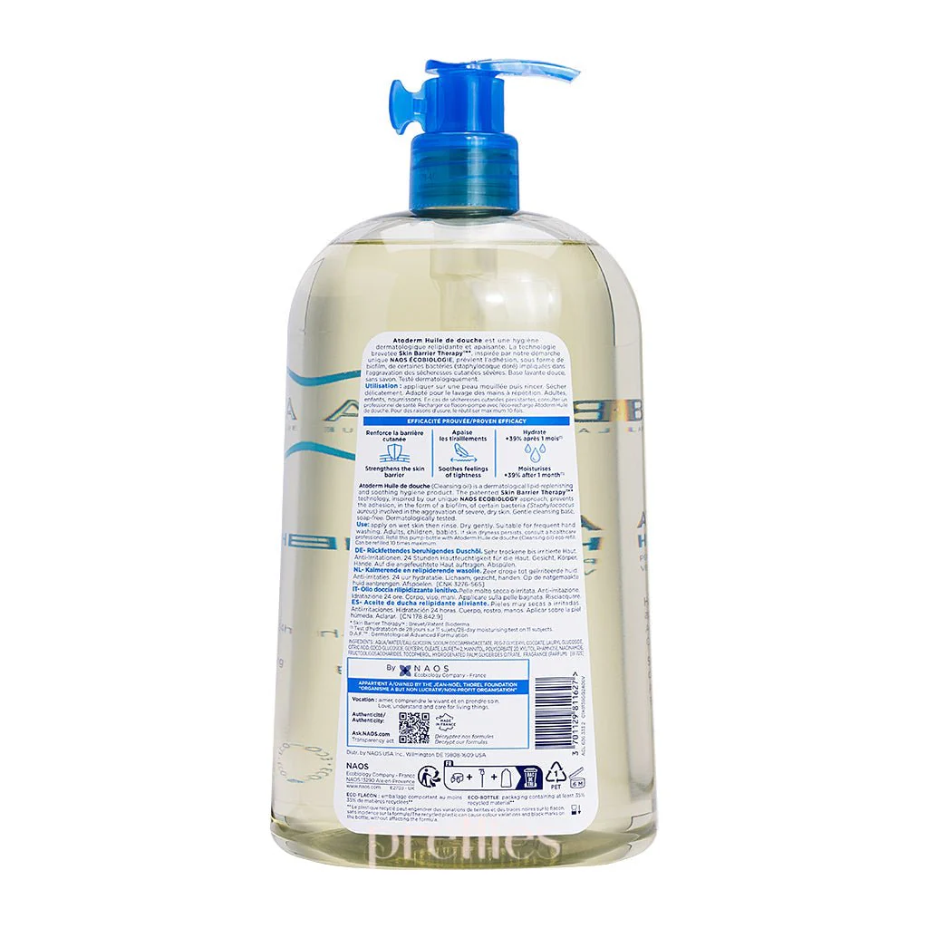 Bioderma Atoderm Anti-irritation Shower Oil 1000ml (811627) - Image 2