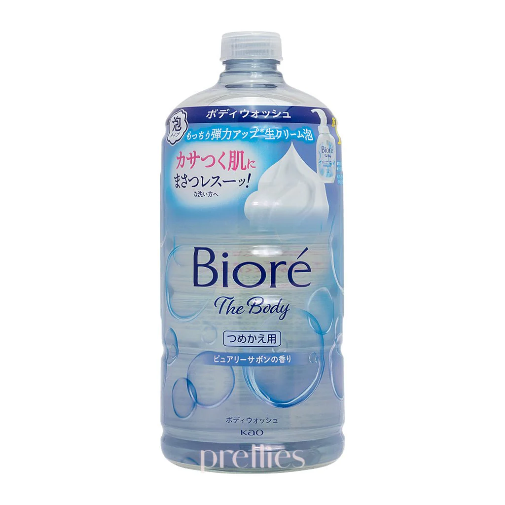 BIORE U The Body Foam Wash (Refill) 780ml (Purely Sabon - Blue)
