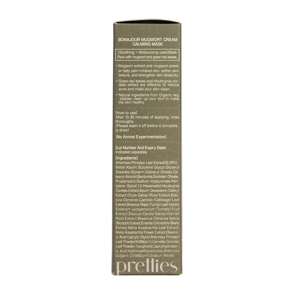 Bonajour Mugwort Cream Calming Mask 50ml - Image 5