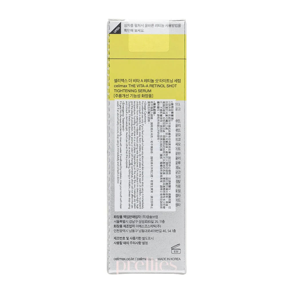 Celimax The Vita-A Retinol Shot Tightening Serum 30ml - Image 6