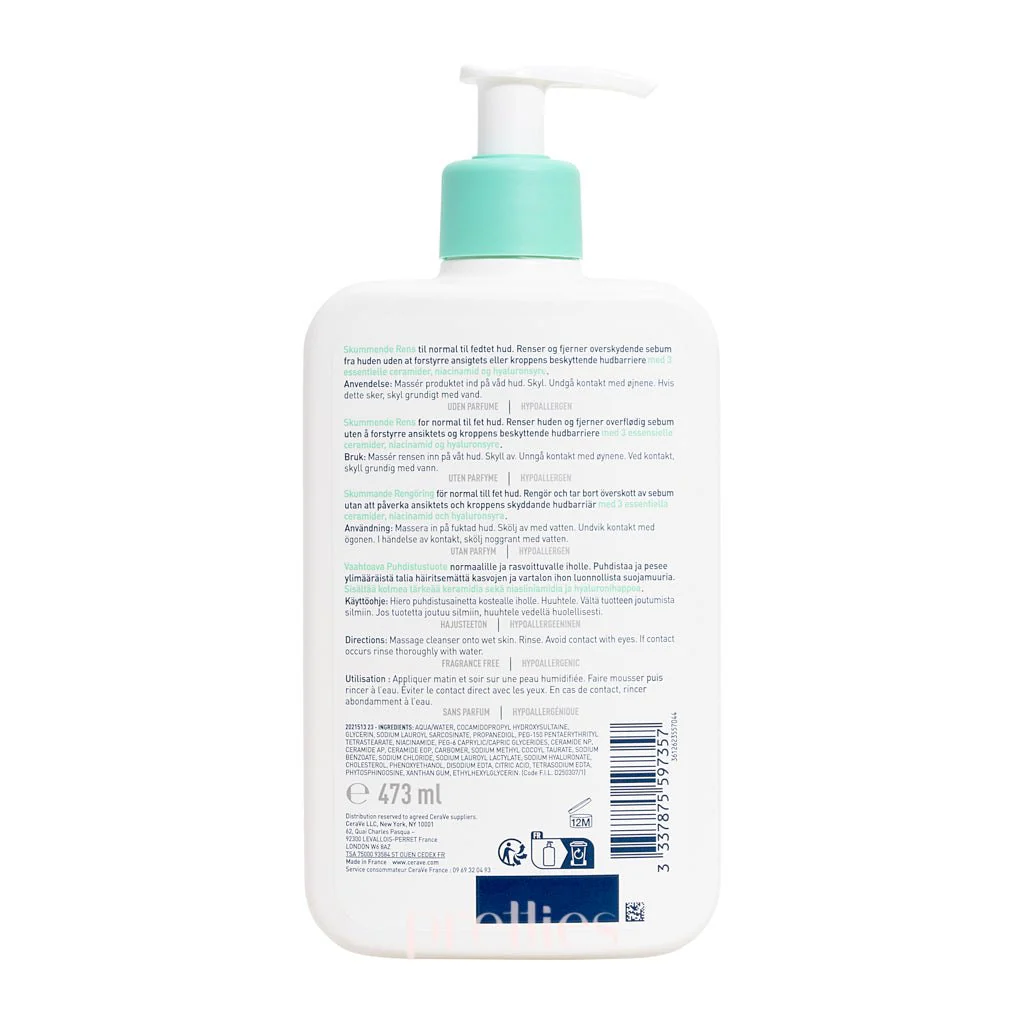 CeraVe Foaming Cleanser 473ml - Image 4