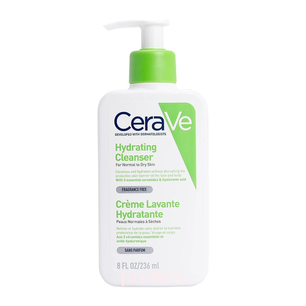 CeraVe Hydrating Cleanser (For Normal to Dry Skin) 236ml (Green)