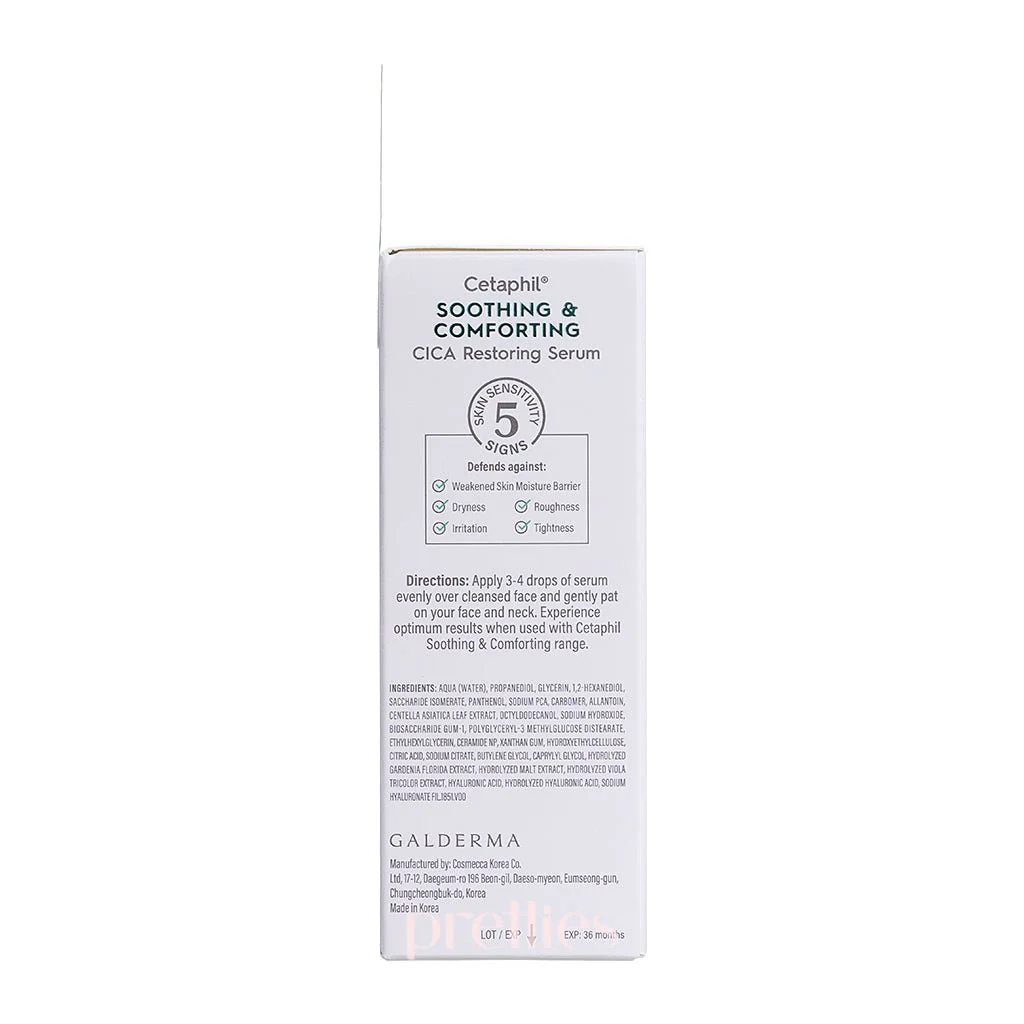 Cetaphil Soothing & Comforting CICA Restoring Serum 30ml - Image 3