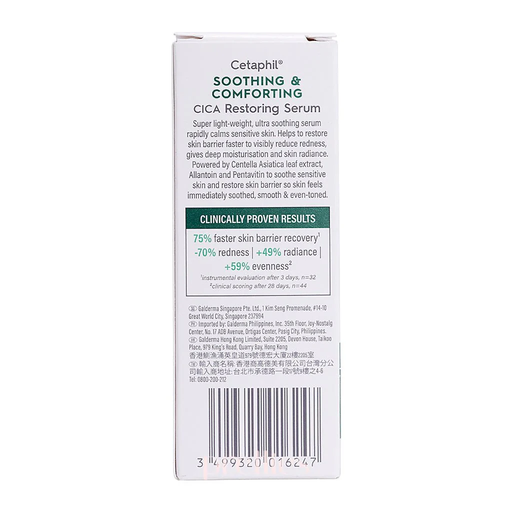 Cetaphil Soothing & Comforting CICA Restoring Serum 30ml - Image 8