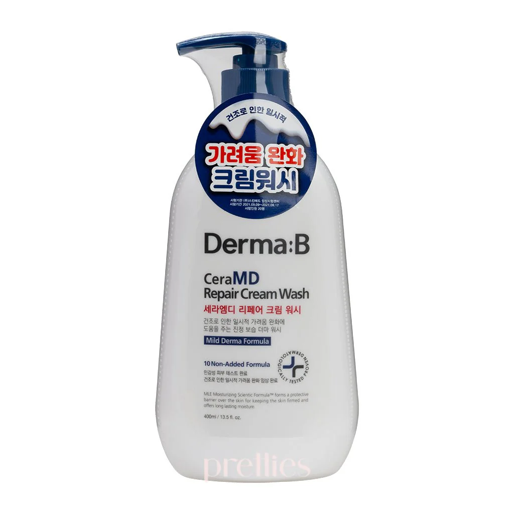 DERMA:B CeraMD Repair Cream Wash 400ml