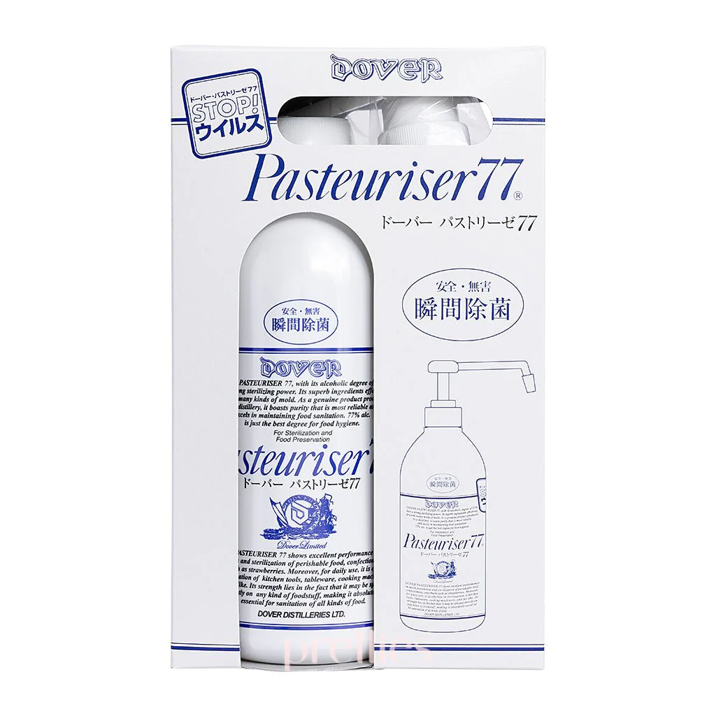 Dover Pasteuriser 77 Alcohol Disinfectant (Pump Bottle Type) 800ml
