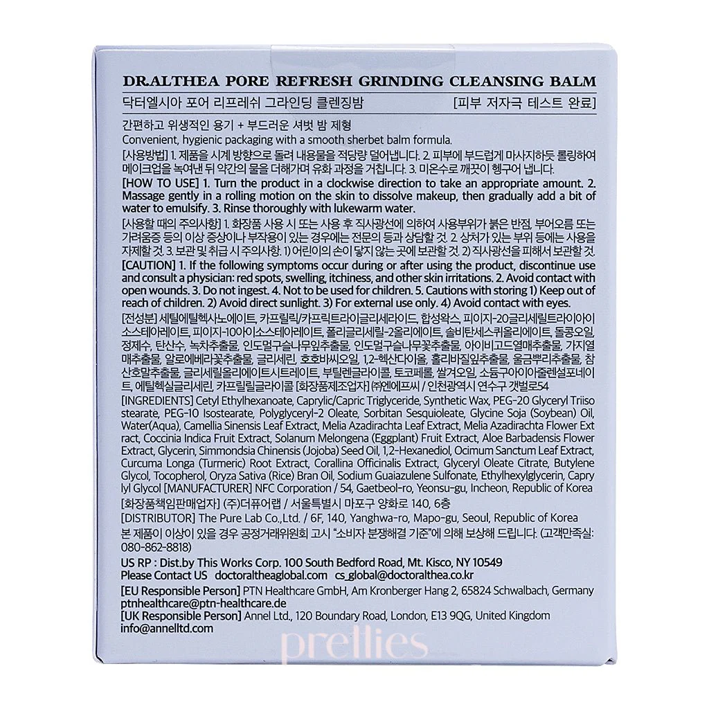Dr.Althea Pore Refresh Grinding Cleansing Balm 50ml - Image 5
