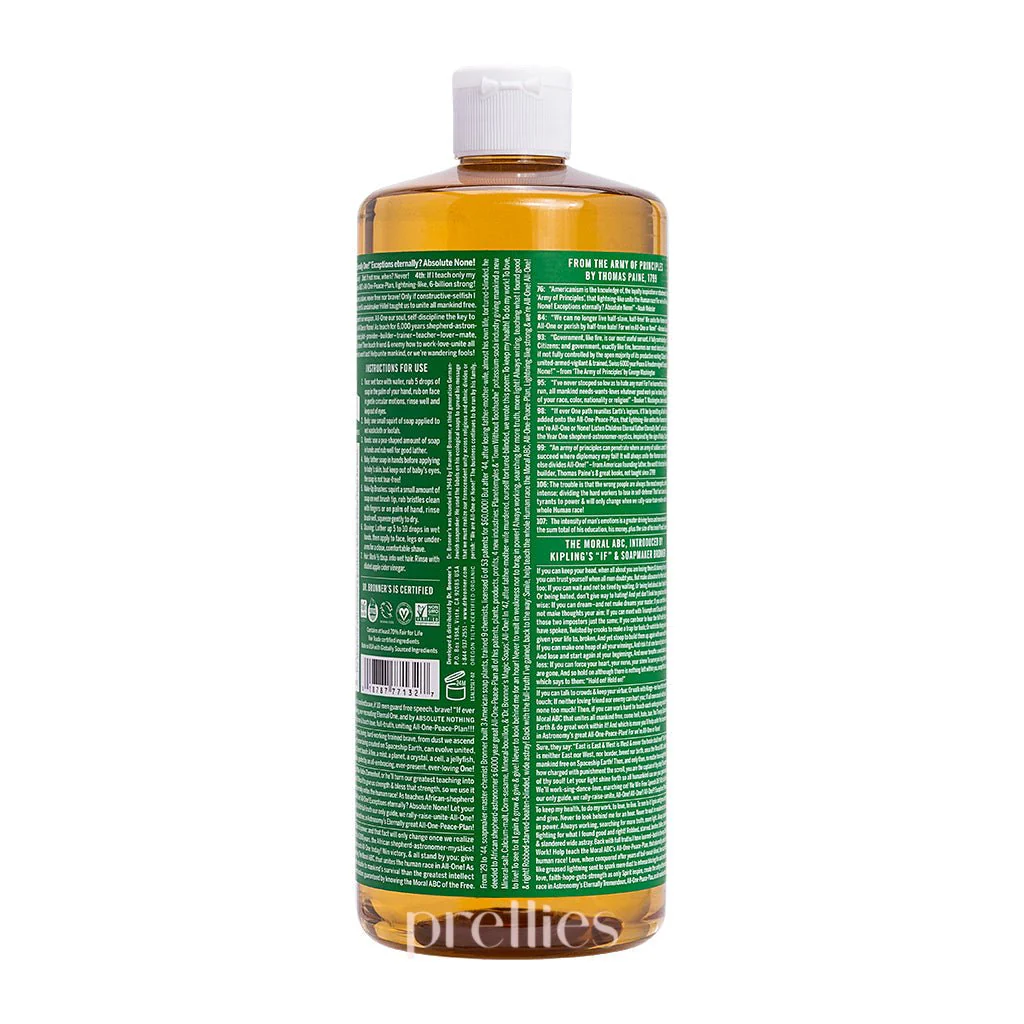 Dr.Bronner's 18-IN-1 Organic Almond Liquid Soap 946ml - Image 2