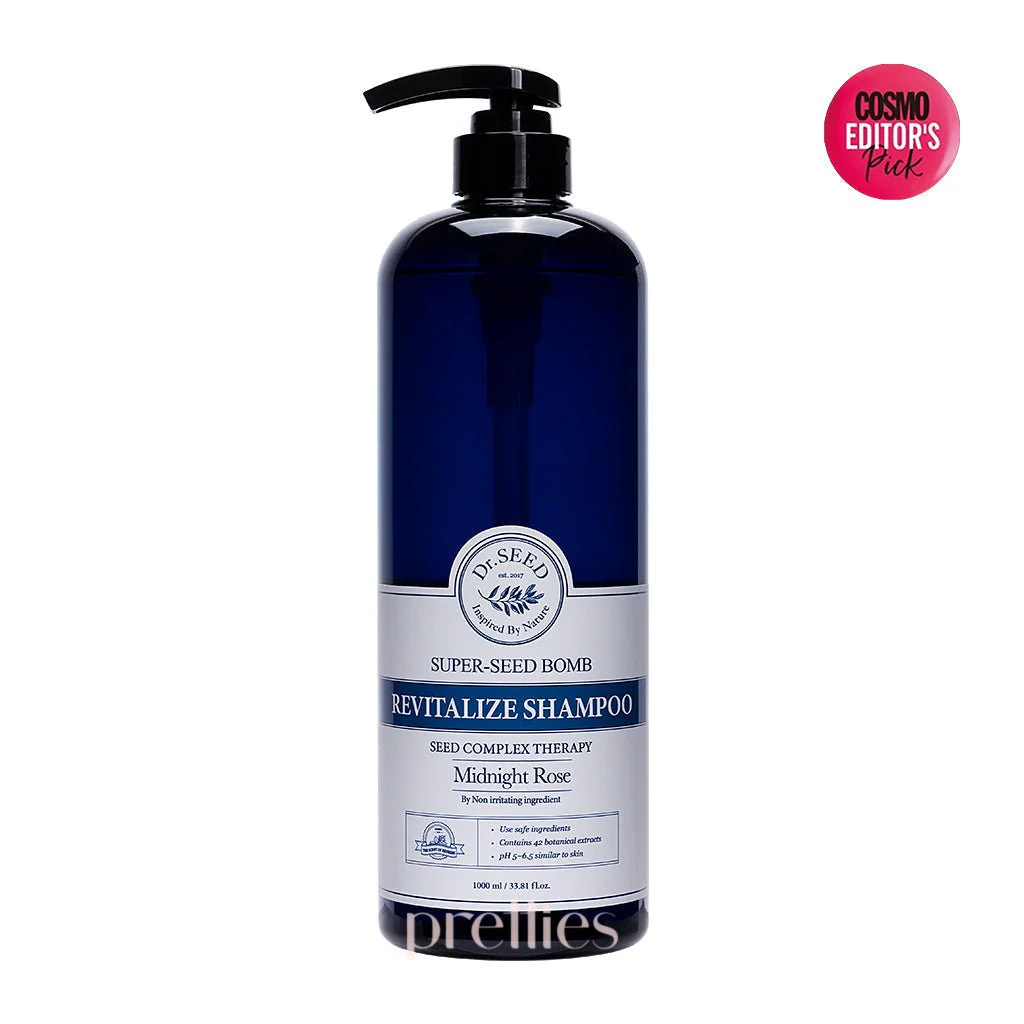 Dr.SEED Super Seed Bomb Revitalize Shampoo 1000ml (Midnight Rose)
