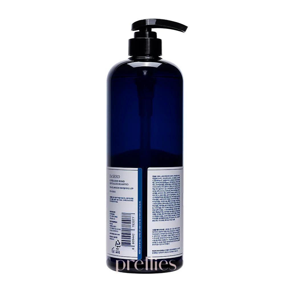 Dr.SEED Super Seed Bomb Revitalize Shampoo 1000ml (Midnight Rose) - Image 3