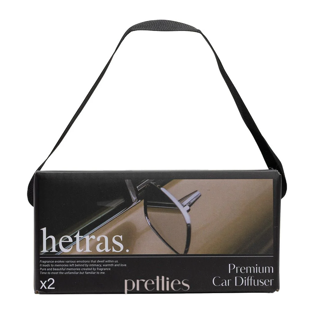 hetras. Premium Car Diffuser 77ml x2 (No.4 Book Store) - Image 2