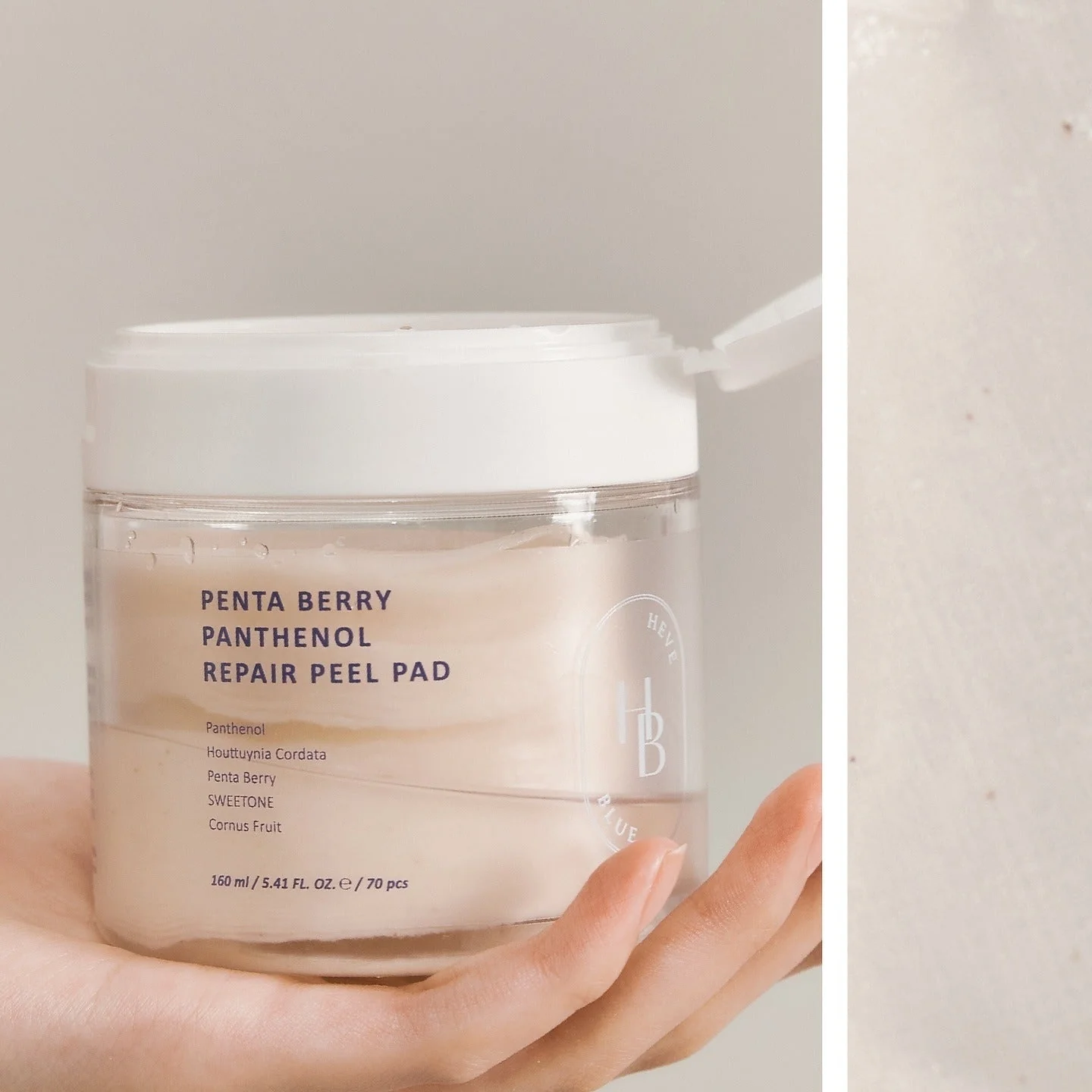 HEVEBLUE Penta Berry Panthenol Repair Peel Pad (70pcs) - Image 3