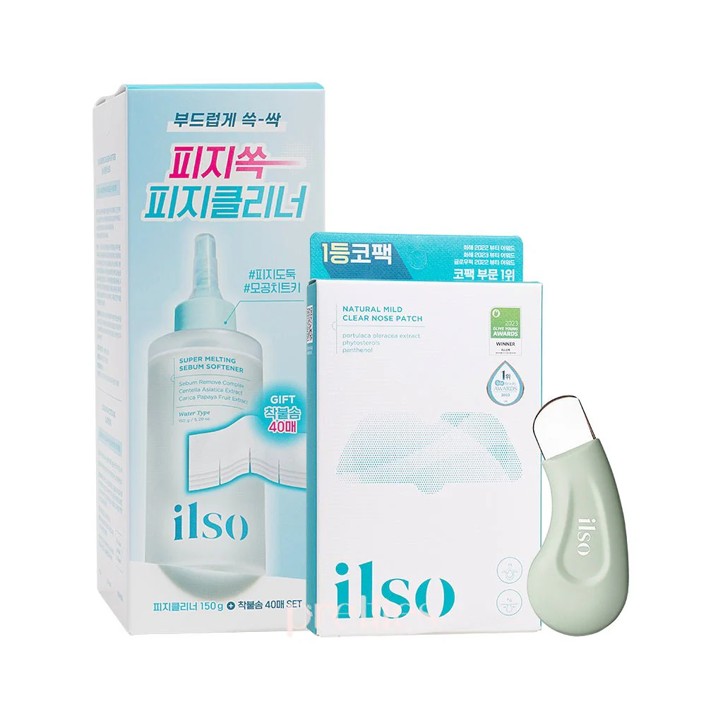 ilso Deep Clean Master + Sebum Softener + Nose Pack [Set]