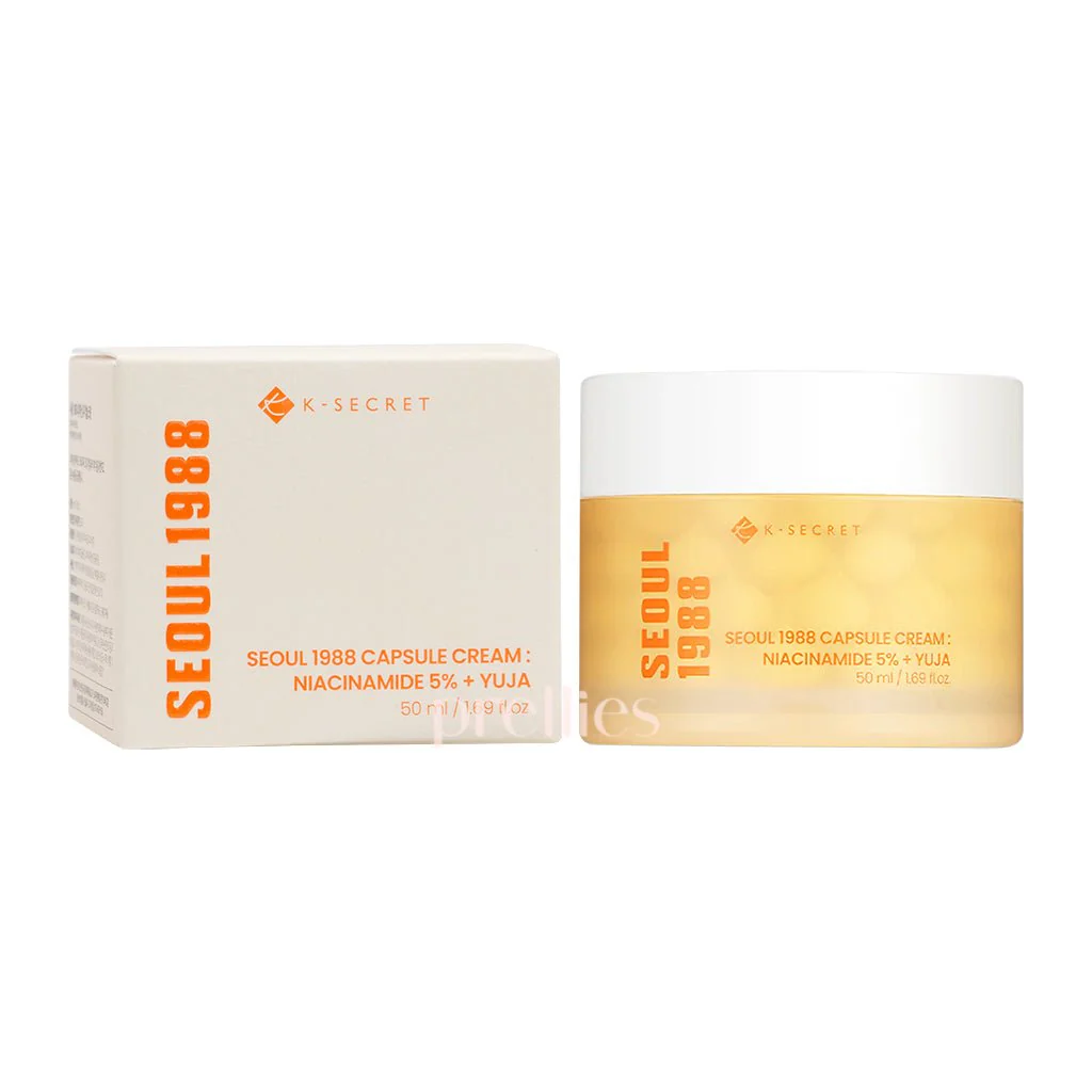 K-secret SEOUL 1988 Capsule Cream : Niacinamide 5% + Yuja 50ml