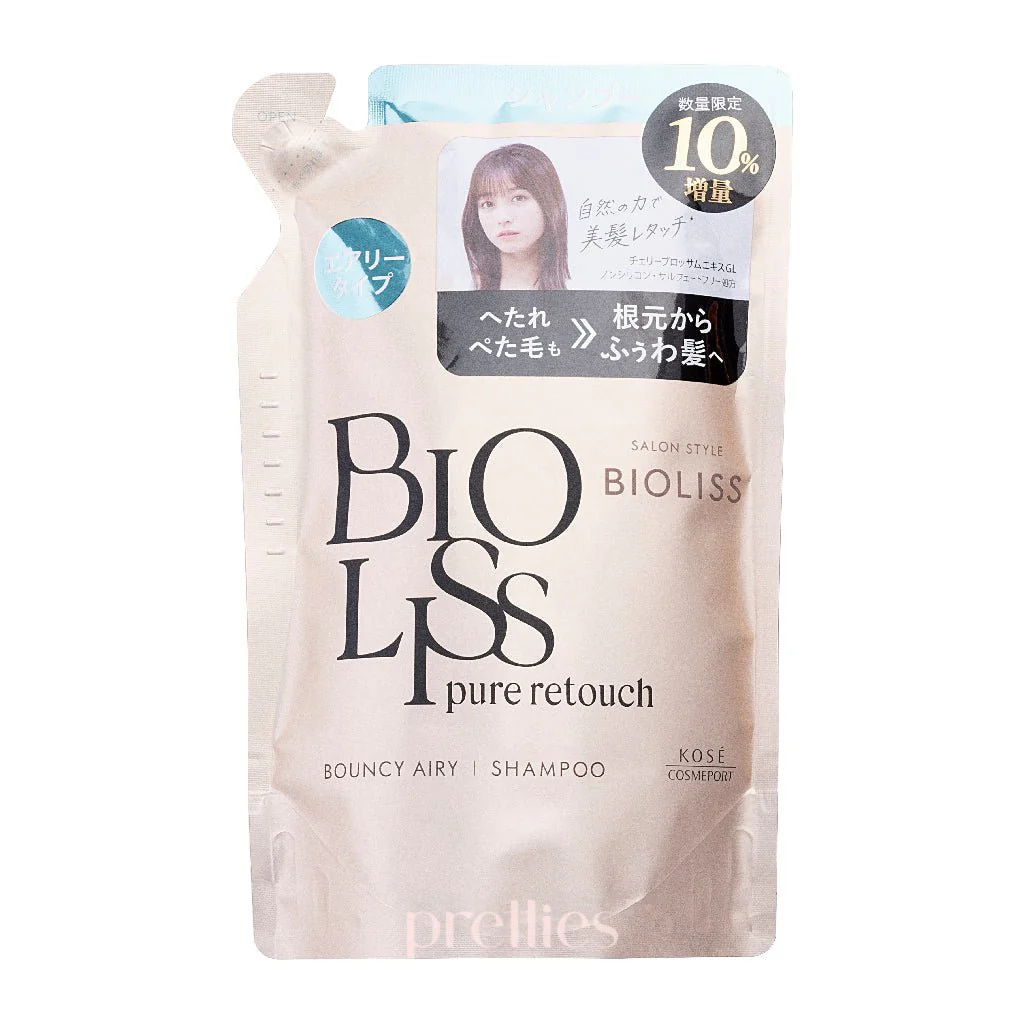 KOSE Bioliss Pure Retouch Bouncy Airy Shampoo (Refill) 340ml