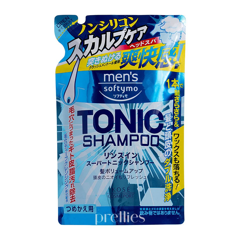 KOSE softymo Men's Super Tonic Shampoo (Refill) 400ml