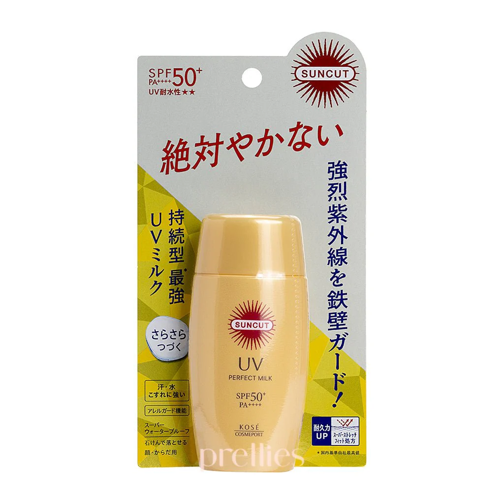 KOSE Suncut UV Perfect Milk SPF50+ PA++++ 50ml (Gold)