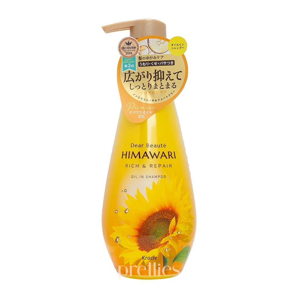 Kracie HIMAWARI Sunflower Oil Rich & Repair Shampoo 500ml