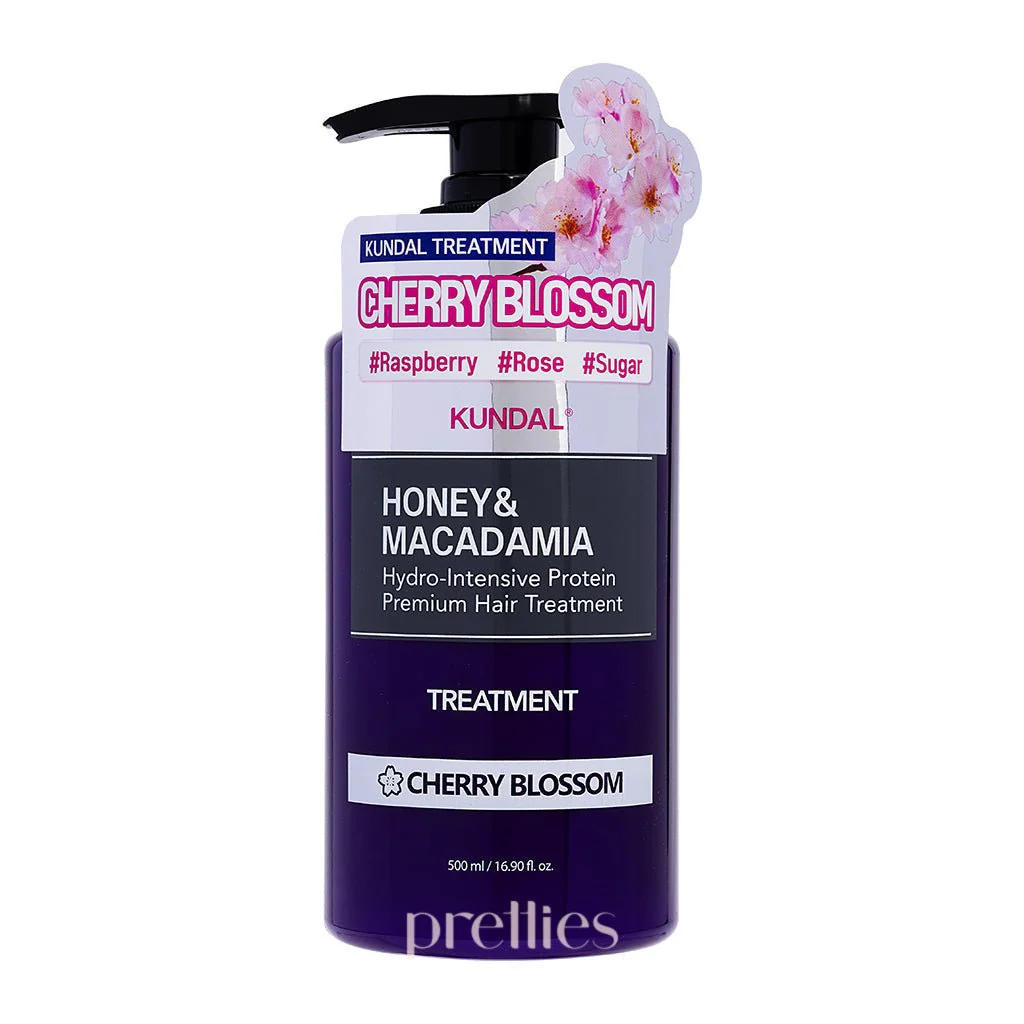 KUNDAL Honey & Macadamia Hair Treatment 500ml - Cherry Blossom