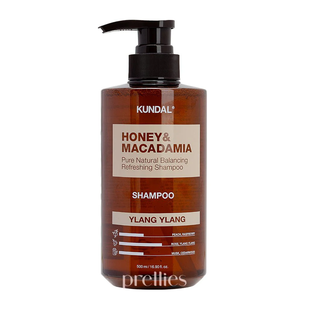 KUNDAL Honey & Macadamia Nature Shampoo 500ml - Ylang Ylang