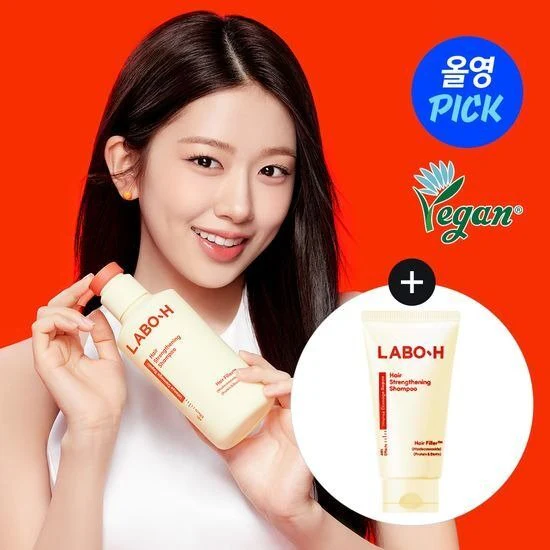 LABO-H Hair Strengthening Shampoo Hair Loss Care 430ml+50ml Set