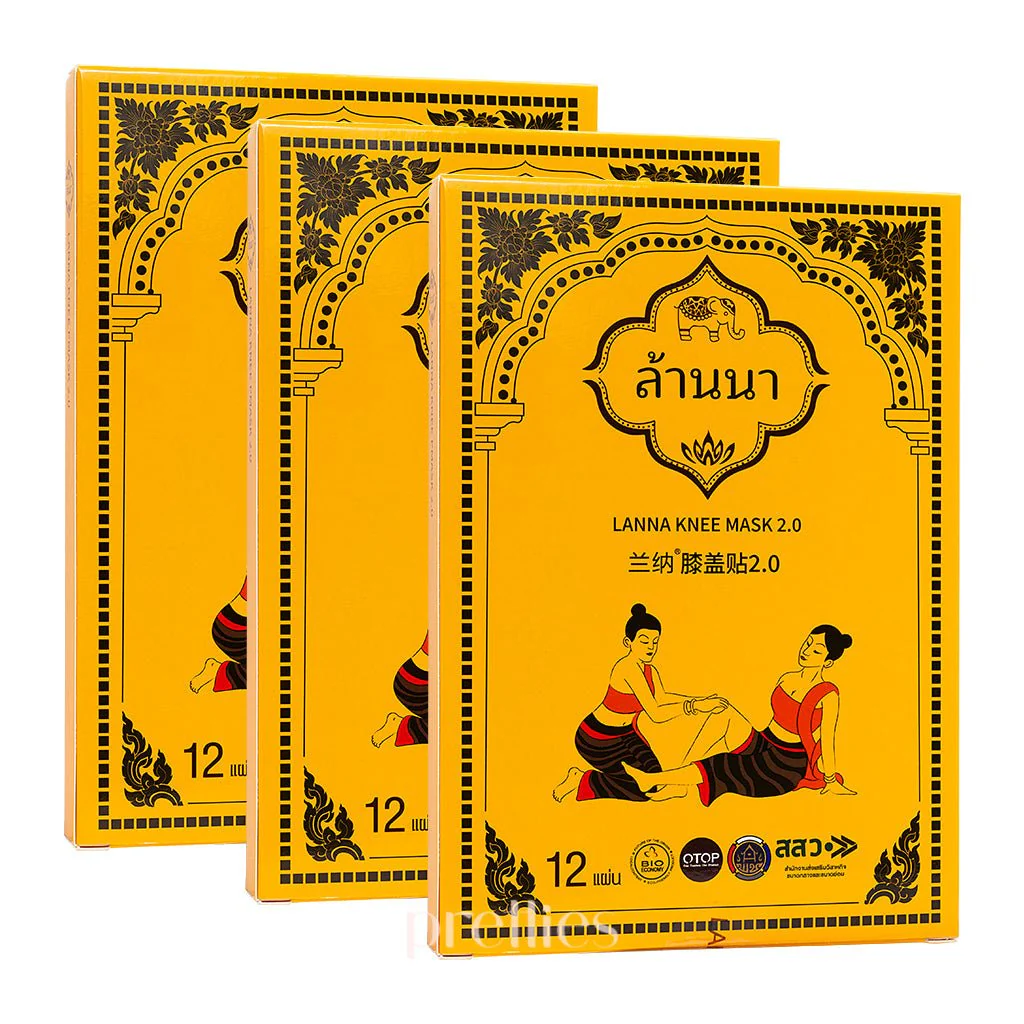 LANNA Knee Soothing Patch 12pcs x3box (881263)