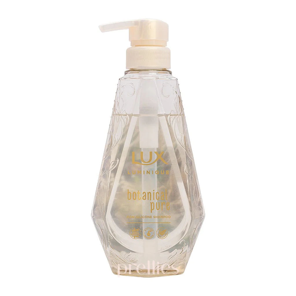 LUX Luminique Botanical Pure Non-Silicone Shampoo 450g (White)