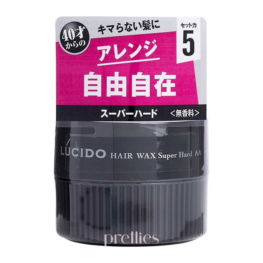 Mandom Lucido Hair Wax 80g (Super Hard)