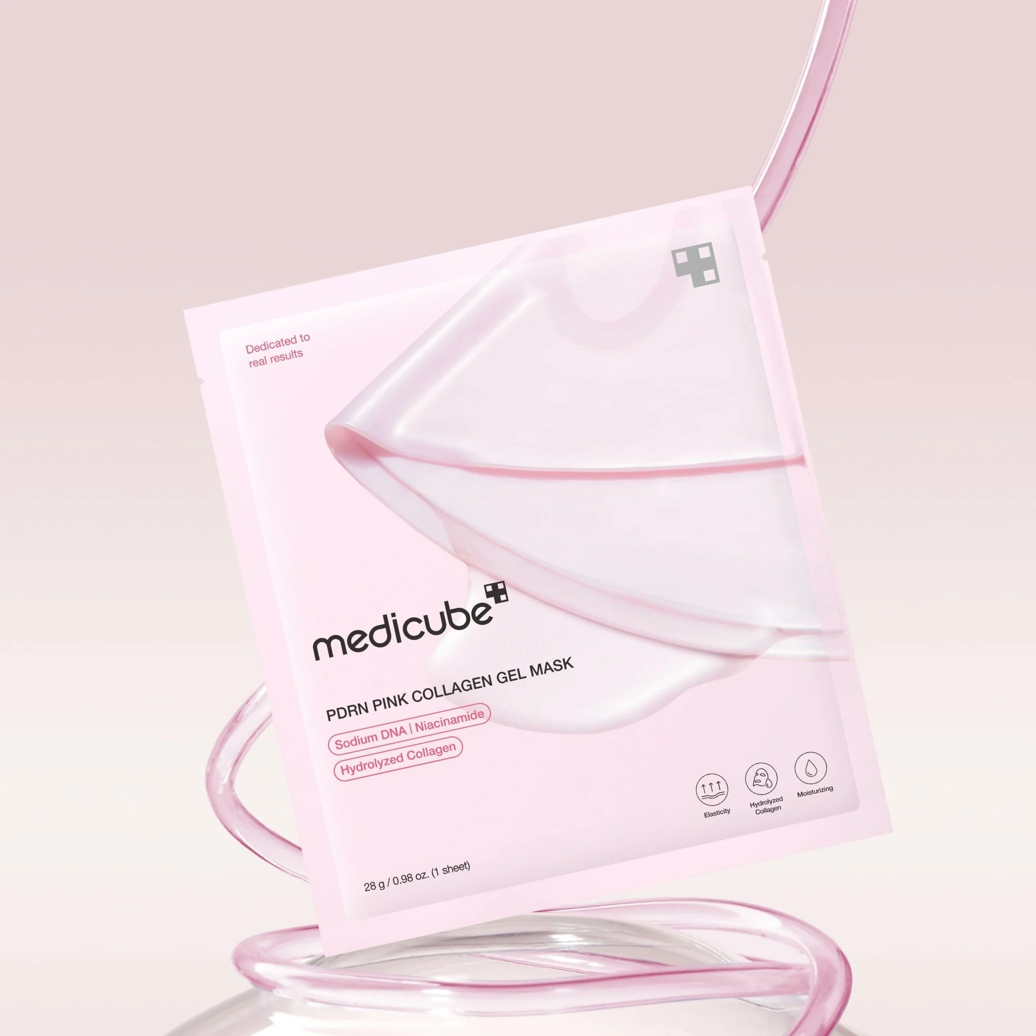 Medicube PDRN Pink Collagen Gel Mask 1pc - Image 2
