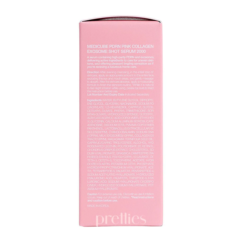 Medicube PDRN Pink Exosome Shot Serum 2000 30ml - Image 5