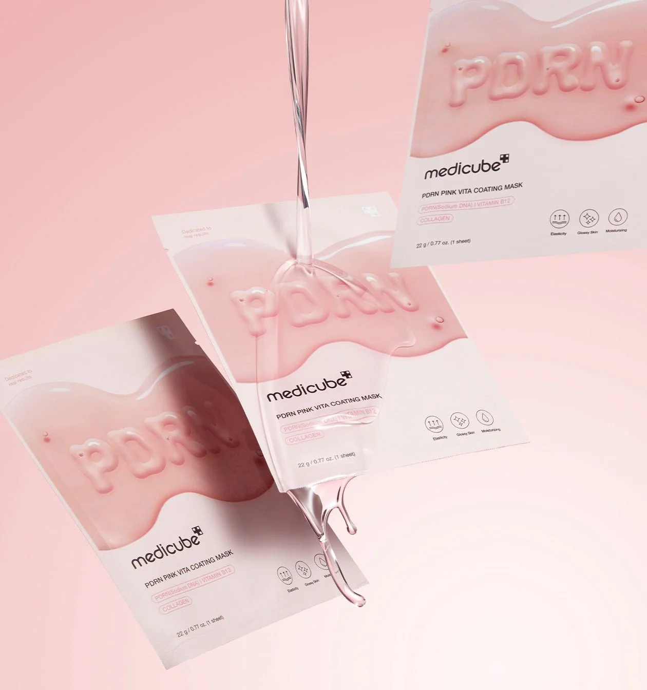 Medicube PDRN Pink Vita Coating Mask x10pcs - Image 2