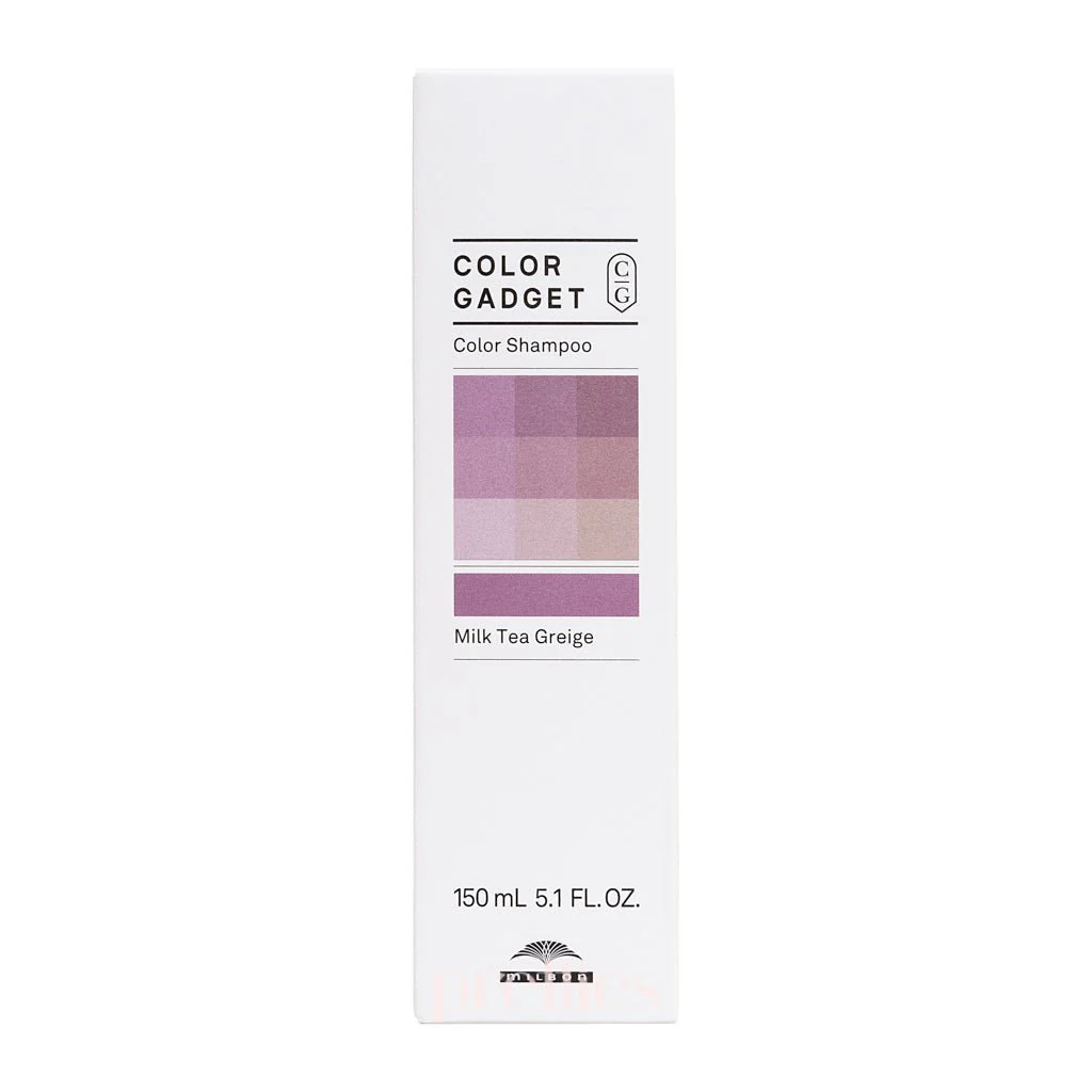 Milbon Color Gadget Hair Color Shampoo 150ml (Milk Tea Greige) - Image 4