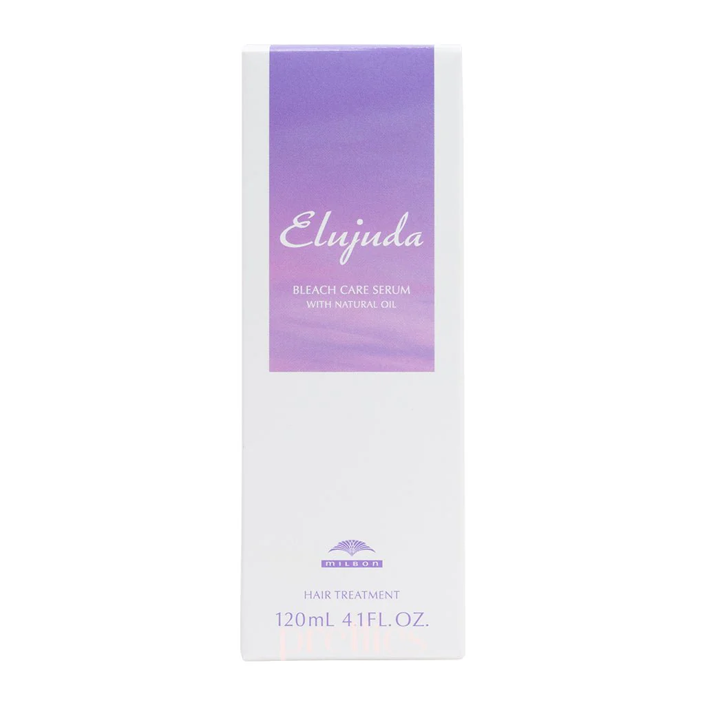 Milbon Elujuda Bleaching Care Hair Serum 120ml (Purple) - Image 2